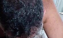 Delighting In The Hairy Guy's Thick Cock