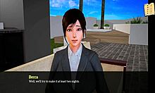 Redhead in homemade anime family game adventure