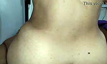 I feel the monster cock stretching my big ass as I mount