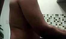 macho peladinho bends over for intense doggystyle fetish action in the kitchen