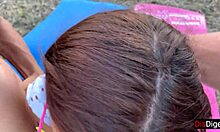 Guys Pick Up Two Young Girls In Mountains For Rough Outdoor Fucking