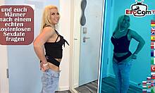 American Friend Enjoys Tight Pussy Sex in Jeans with Brunette