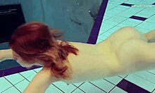 tiny ass nastya in a dress by the pool, wanna get nasty?