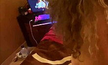 Threesome With Slut Wife Sucking Two Cocks