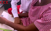 Horny student fucks his new sex freak classmate with big cock