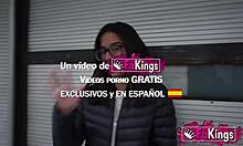 Watch this latina brunette take monster cock piercing! 🔥