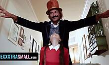 Man, Willy Wanka in a wild sex factory parody with Sia Wood