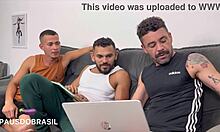 Estudante takes on monster cock with big ass in bareback action.