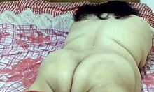 bbw milf's solo close-up masturbation session