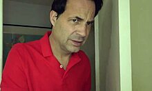 Petite Teen 18+ Gets Facial From Father-In-Law After Fucking In POV