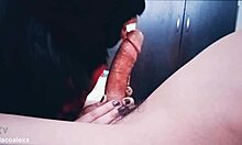 Mature MILF Gives Birthday Blowjob To Friend With Big Black Cock