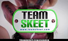 Tiny Girl Sara Bell Stars In Her First Filmed Scene For Exxxtra Small