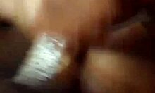 Real couple POV with ebony milf's wet pussy handjob 😍