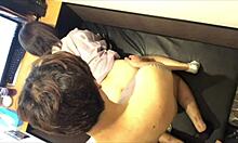 Japanese Amateur Couple Gets Freaky with Wild Bedroom Play.