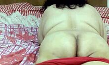 bbw milf's solo close-up masturbation session