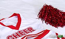 Personal cheerleader Aubree Valentine.