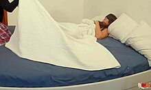 Stepmom Gets Deepthroat and Creampie from Stepson in Hotel!