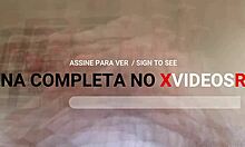 marcos goiano faces ovelhanegra30's huge cock in deepthroat action