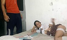 Young Colombian Schoolgirl Seduces Stepbrother For Hot After-School Sex.