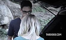 blonde teen aubrey sinclair feels wild fucking her driving instructor outdoors. i’m obsessed with her skills!