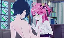 In this 3D hentai, Sakura Miko and Akai Haato have intense sex as Hololive VTubers.