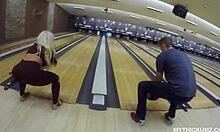 pounding that busty bubble butt hard after bowling!