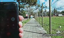 Super Cute Latina Tackles Cock at First Casting