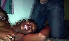 In this african threesome, they have a wild fuck orgy with monster cocks and facials.