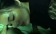 Thai lady gives handjob and blowjob to her asian friend