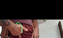 naughty niece fucks married guy in warehouse after market!