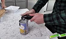 Dude, Naomi Blue rides that mature rod hard and cums all over it!