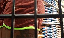 naughty niece fucks married guy in warehouse after market!