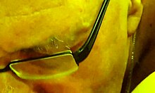 Husband licks wife's pussy with spreading legs