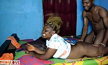 we fucked intensely after she stroked my cock