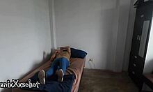 latina teen masturbates alone with toys, thinking of pleasure