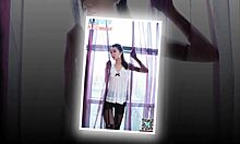 in this story, the sexy teen nhung captivates with her beauty, making viewers thirsty for more