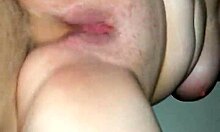 Girlfriend fucks friend in homemade pov creampie 😈