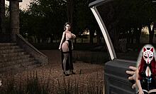 latex bdsm scene with big boobs in shadows ep 1