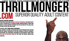 Nina White eagerly gobbles up BBC in apartment