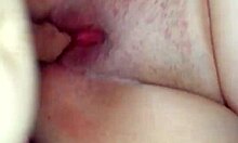 Girlfriend fucks friend in homemade pov creampie 😈