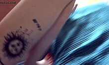 18 year old girl gets pussy eaten sucks cock and gets fucked pov meloni moon