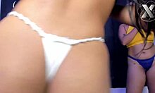 latina babe showing off cock play with her natural tits 😍