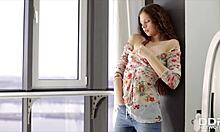 all natural teen explores orgasm with her toy