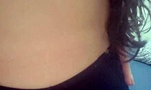 Amateur Chubby Girl with Natural Tits Strips Slowly at Home