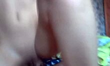 Naked Beauty Grabs Neighbor's Hard Boner