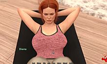 Golden mean ep 22 stepmah handjob in hentai anime game.