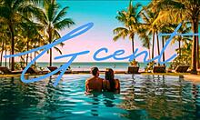 Steamy weekend sex with my pretty girlfriend, massaging her wet pussy and spanking her