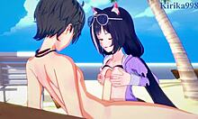 Pecorine, Karyl, and Yuuki get intense in Princess Connect Re Dive hentai