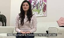 Busty Cutie Fucks Doggy Style In Casting