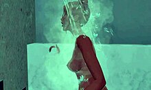 Lustful lesbian sluts have dirty sex in the gym with assfucking and bukkake.